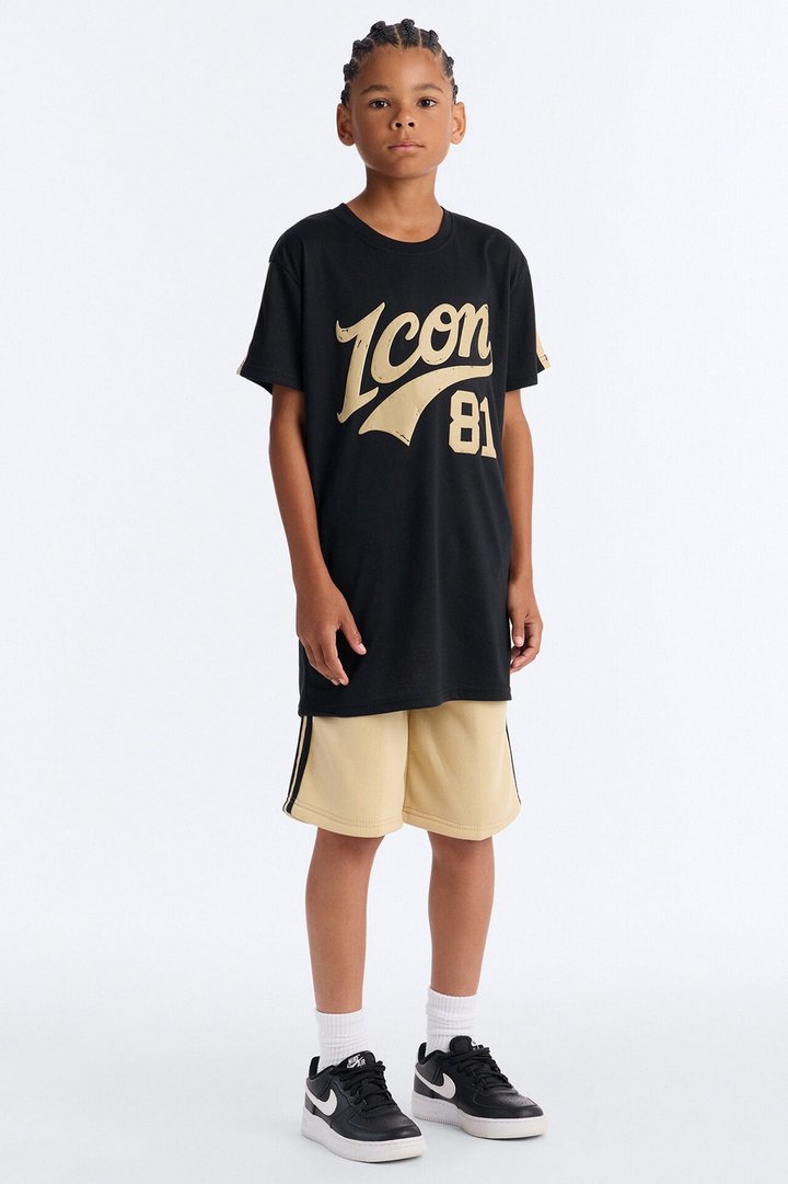 Mini Icon 81 Short Set - Black/combo