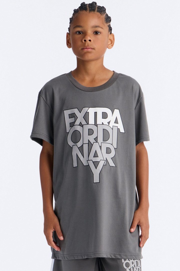 Mini Extraordinary Short Set - Grey
