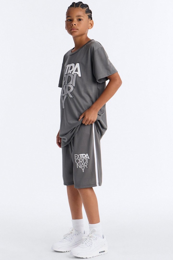 Mini Extraordinary Short Set - Grey