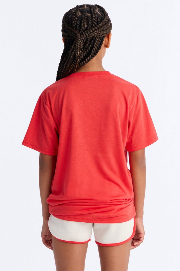 Mini Just Know I'm God's Favorite Short Set - Red/combo