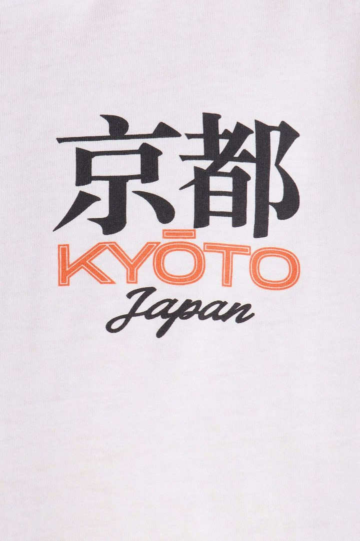 Mini Kyoto Short Sleeve Front/Back Tee - White