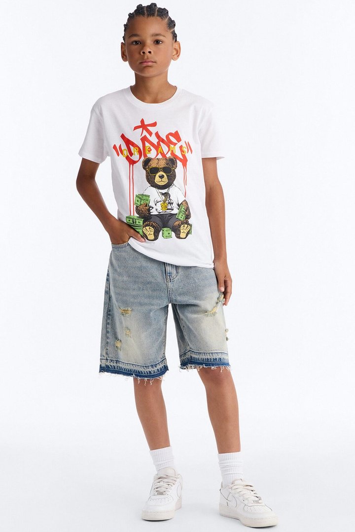 Mini Dope Dreams Short Sleeve Tee - White