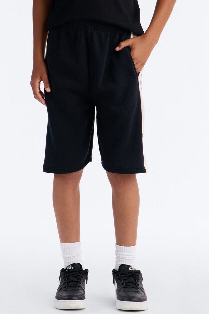 Mini Make Way For the Legend Fleece Shorts - Black/combo