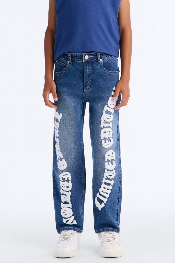 Mini Something To Say Jeans - Medium Blue Wash
