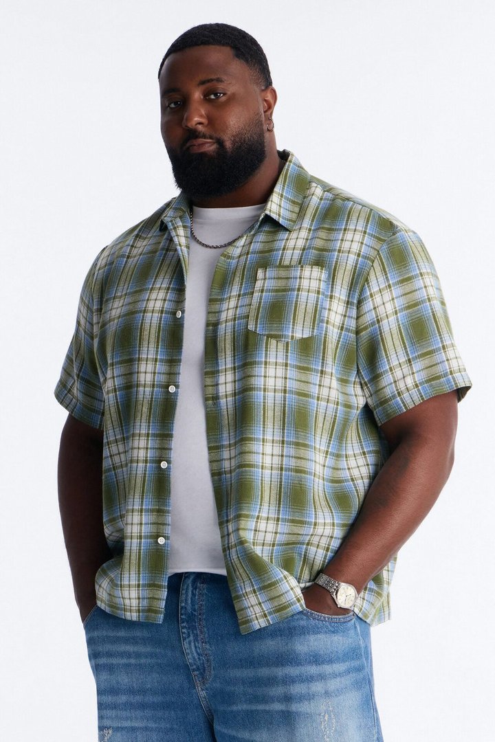 Raw Voltage Button Up Shirt - Green