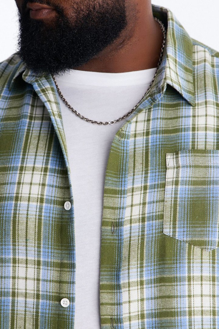 Raw Voltage Button Up Shirt - Green