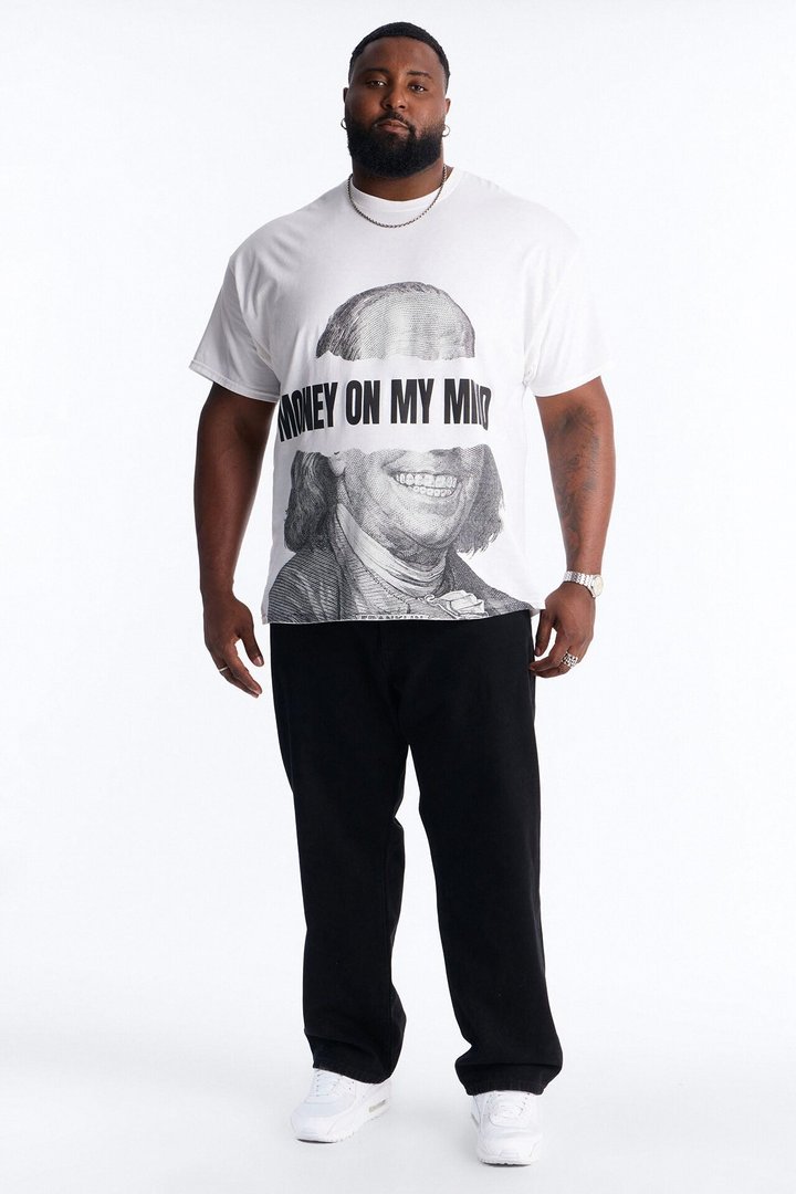 Hustle In My Blood Short Sleeve Tee - White