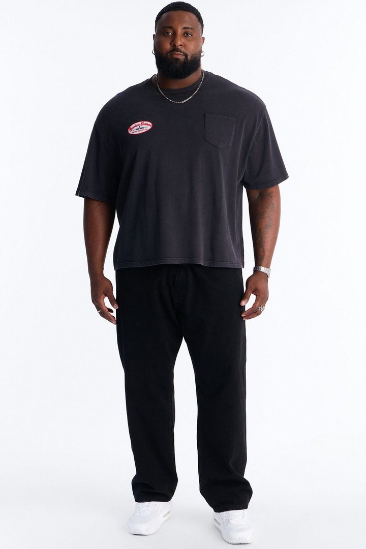 Boxy Gas Station Boxy Tee - Black Wash