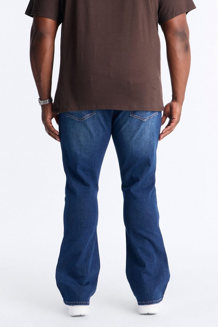 Essential Stacked Skinny Flare Stretch Jean - Dark Wash