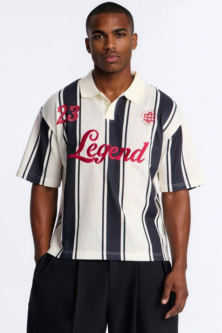 Legends 23 Short Sleeve Polo - Black