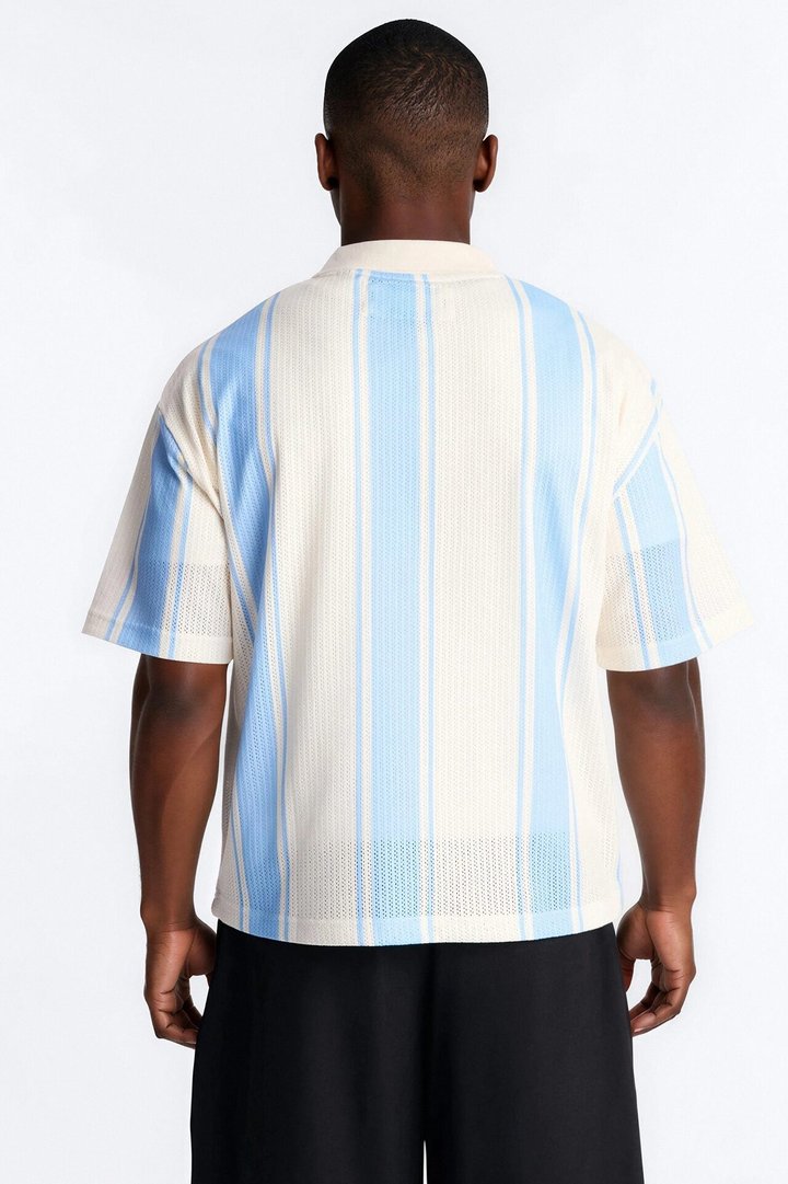 Saints 95 Short Sleeve Polo - Blue