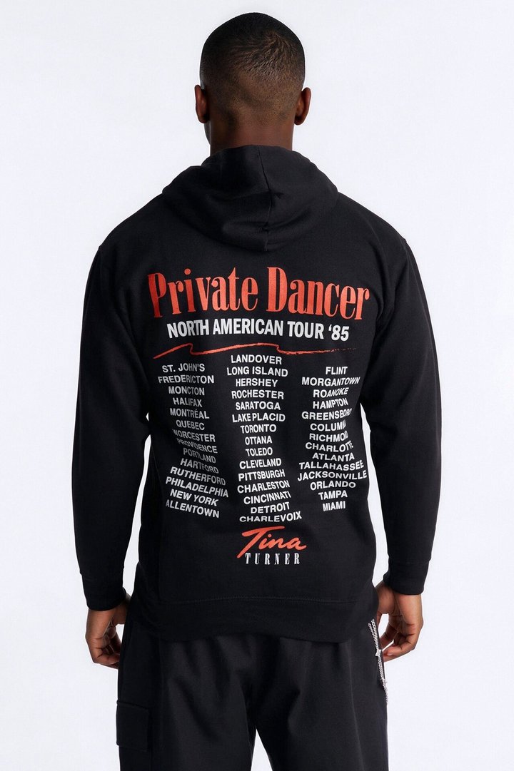 Tina Turner Private Dancer Tour '85 Hoodie - Black