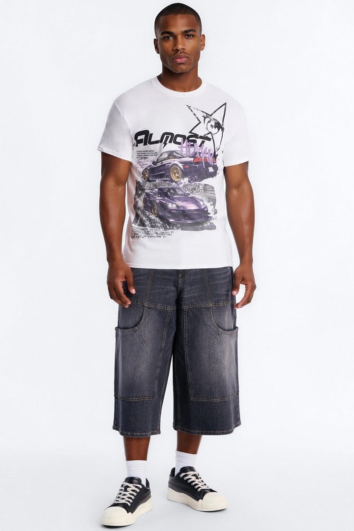 Almost Human Short Sleeve Tee - White