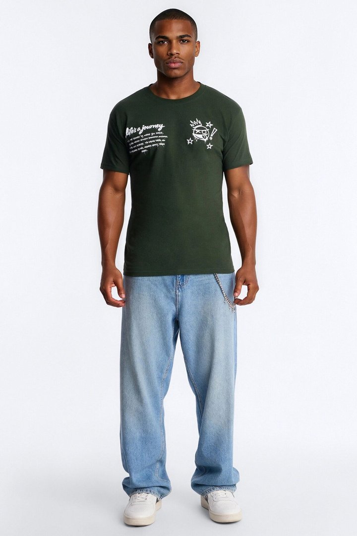 Life's A Journey Short Sleeve Tee - Green