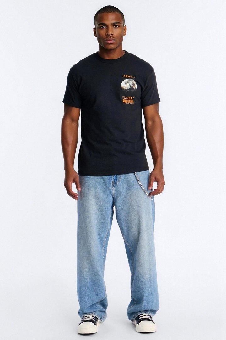 Luna Short Sleeve Tee - Black