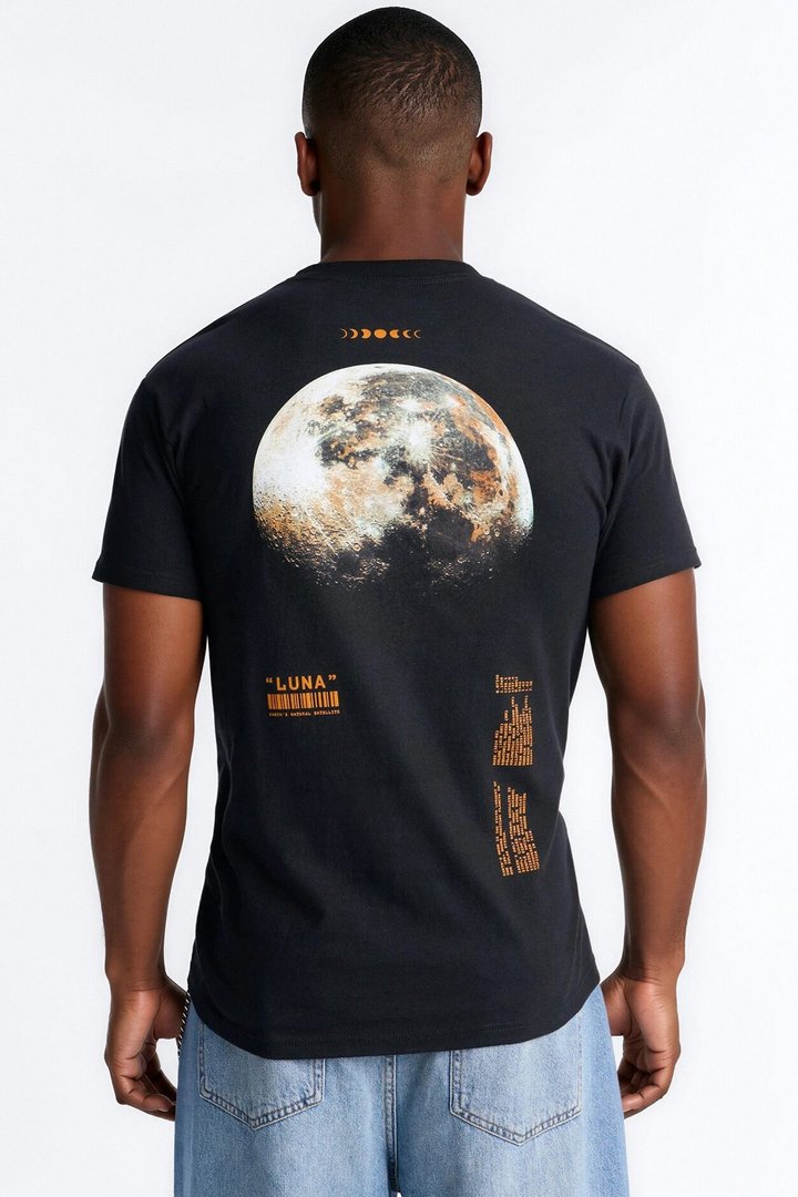 Luna Short Sleeve Tee - Black
