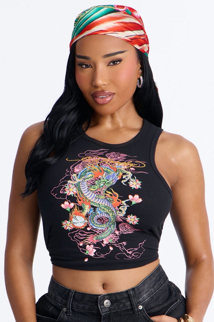 In All Faith Ed Hardy Head Scarf - Multi Color