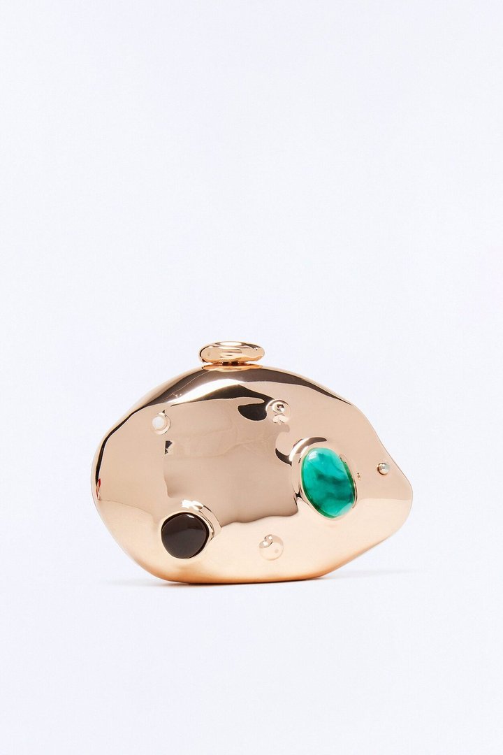 Gems Of The Pacific Clutch - Gold/Multi