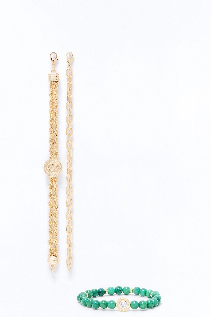 Regal Rendezvous Bracelet Set - Gold