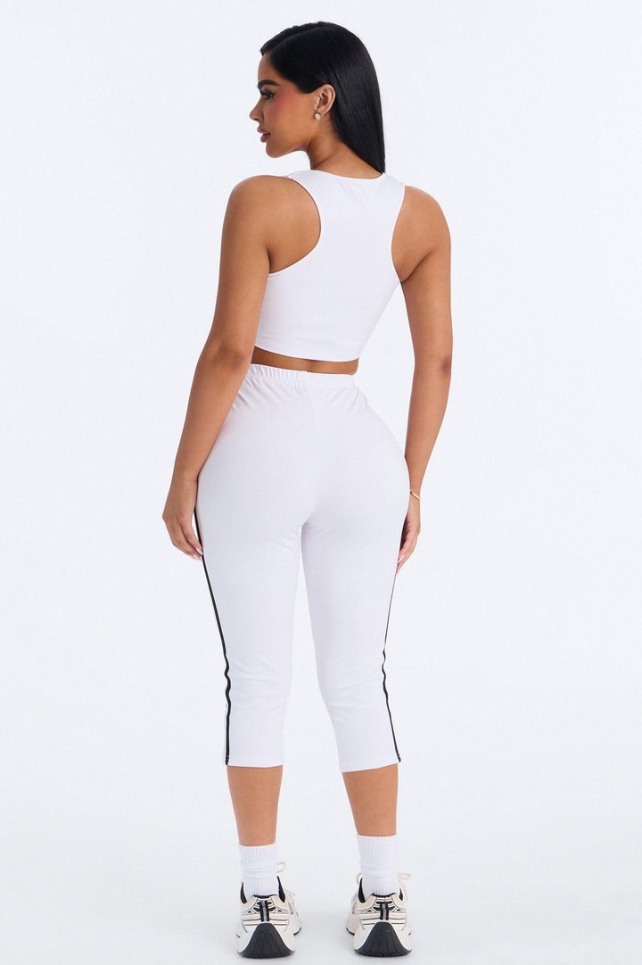 Athena Capri Set - White/Black