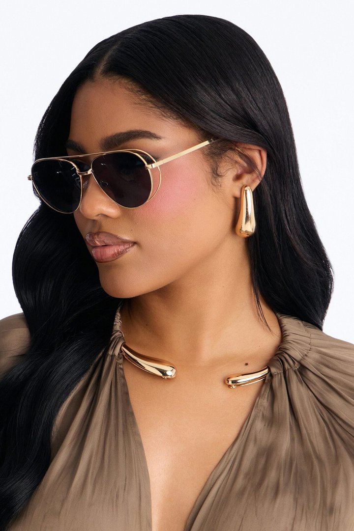 Head Rush Sunglasses - Gold