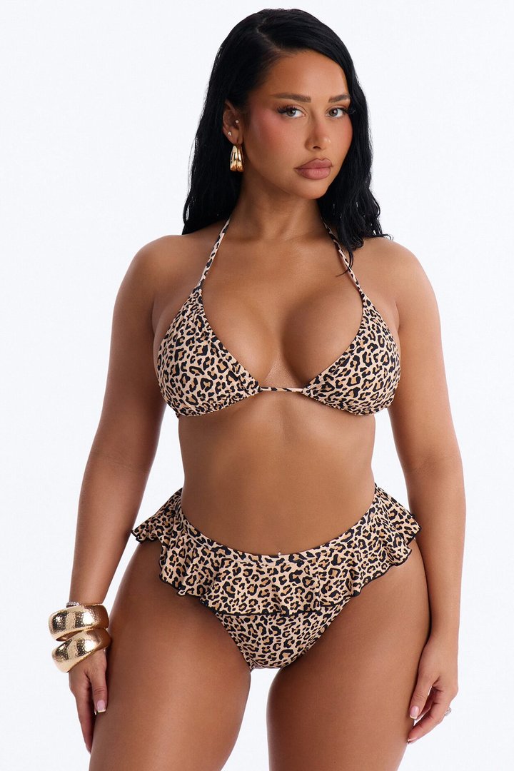 Bold Intentions 2 Piece Bikini Set - Leopard