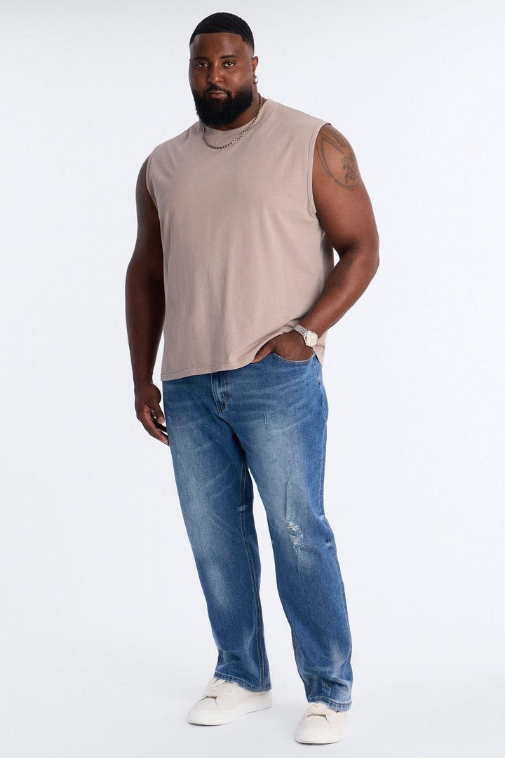 Got You Distressed Slim Jeans - Dark Wash