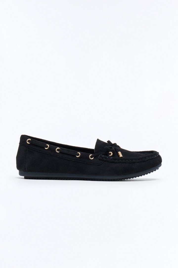 Madeline Slip On Loafers - Black