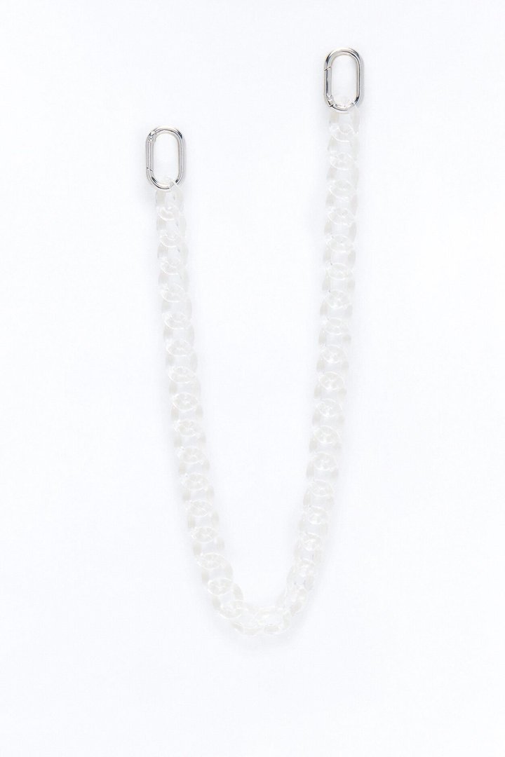 Thick Clear Cuban Link Pant Chain - Clear