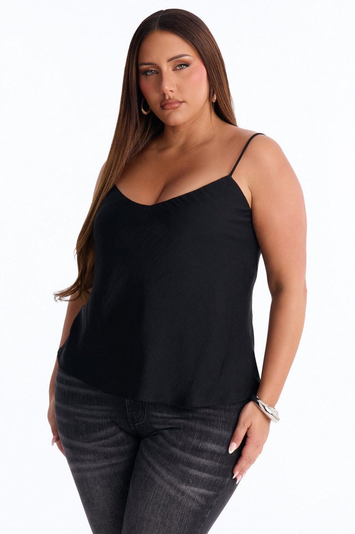 Elissa Airflow Camisole Top - Black