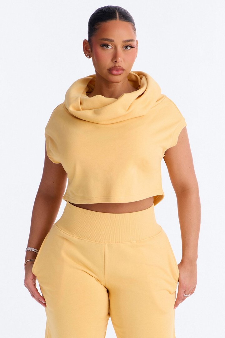 Alexa Wide Leg Pant Set - Yellow