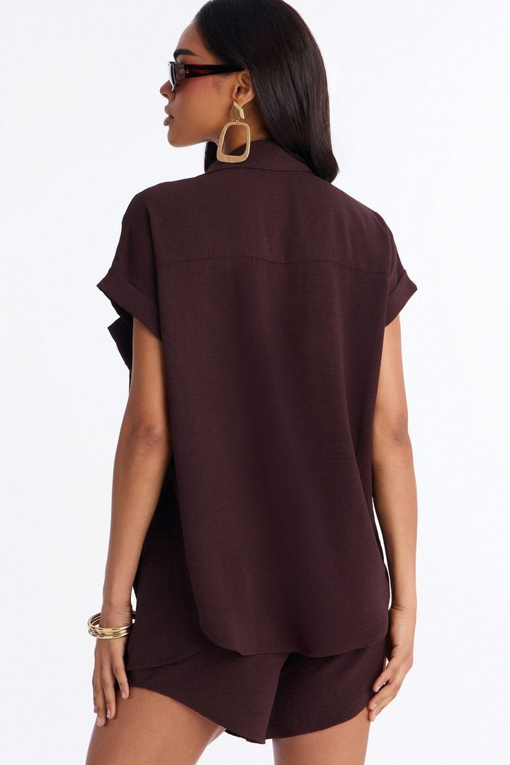 Hot Summer Short Set - Chocolate