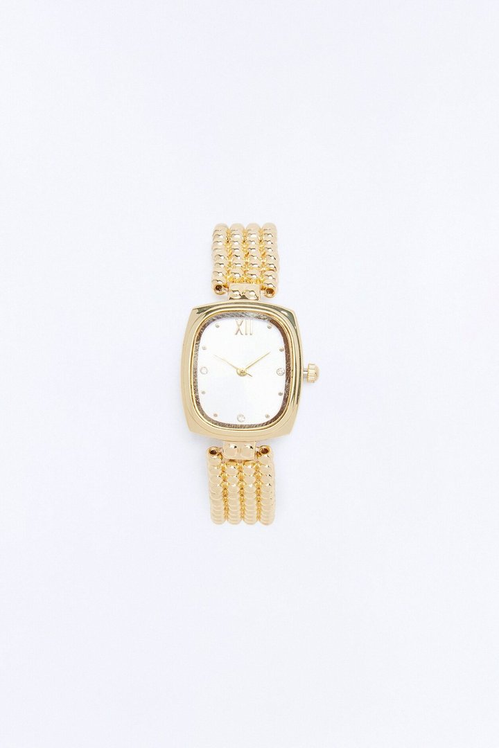 Polished Girl Watch - Gold