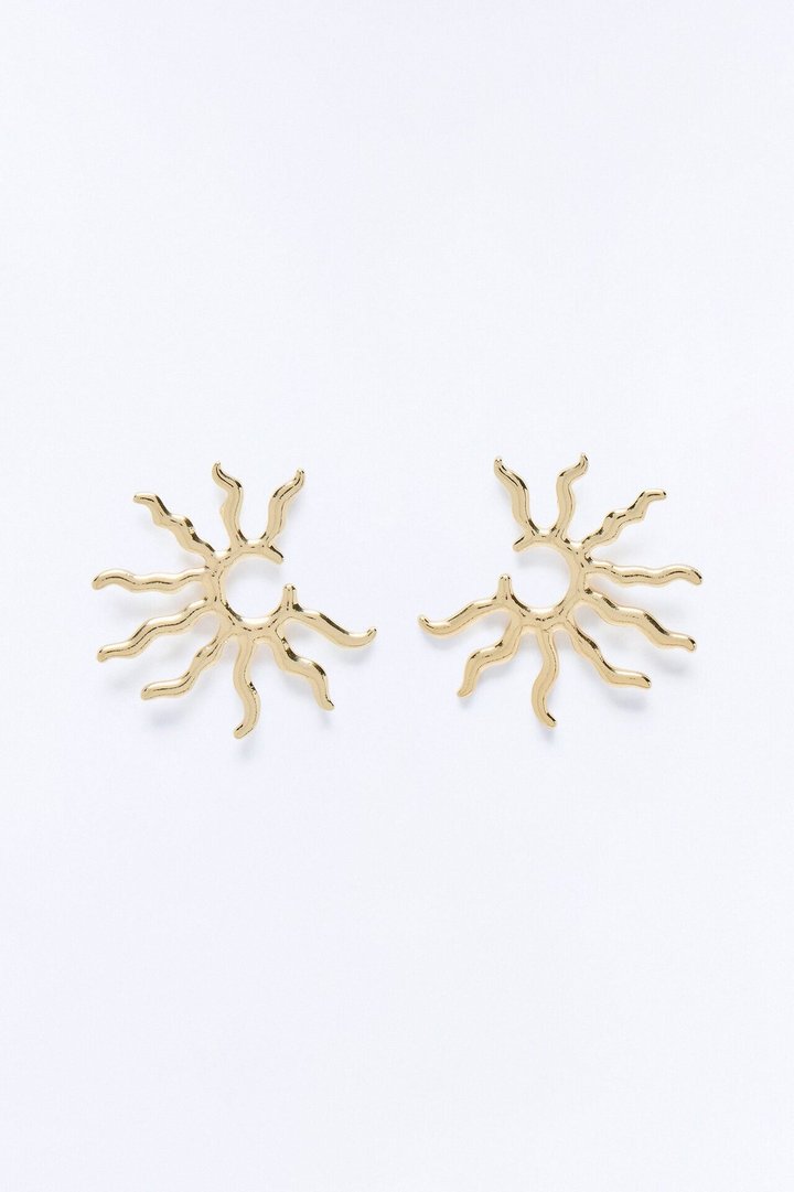 Sundaze Drop Earrings - Gold
