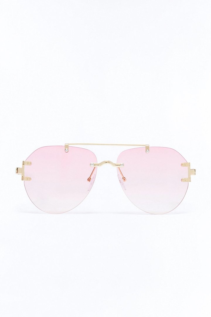 Soft Sky Sunglasses - Gold/Pink