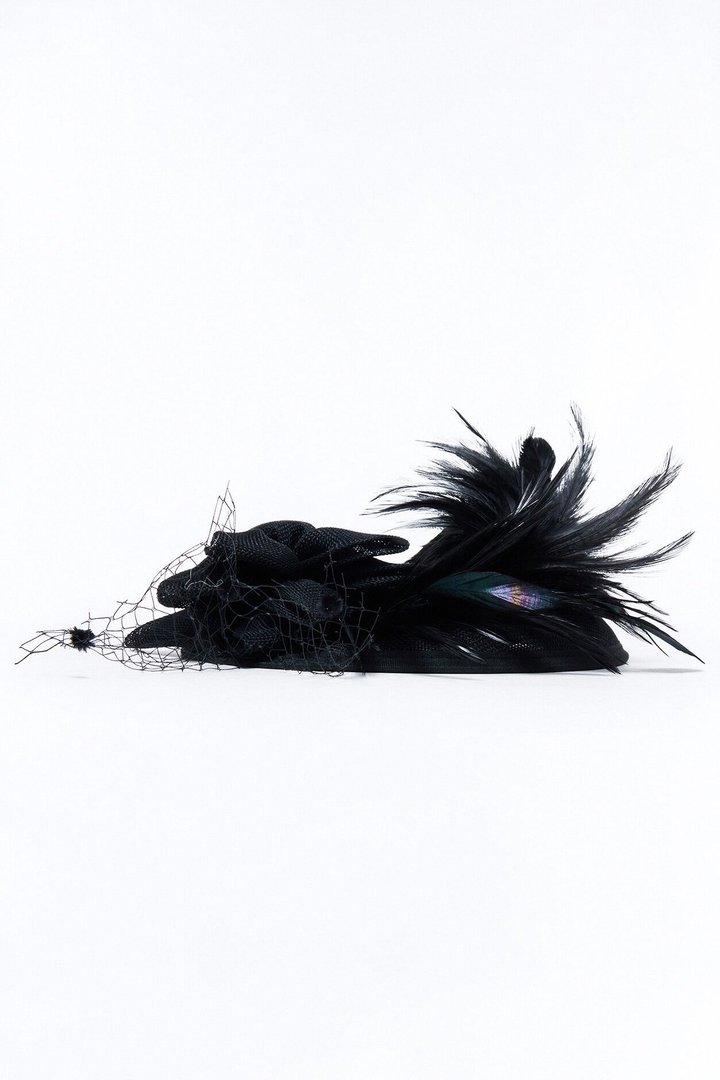 Talk Derby To Me Fascinator - Black