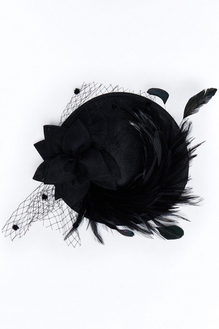 Talk Derby To Me Fascinator - Black