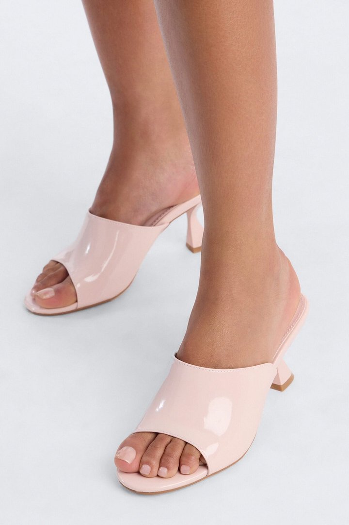 Fiora Patent Heels - Blush