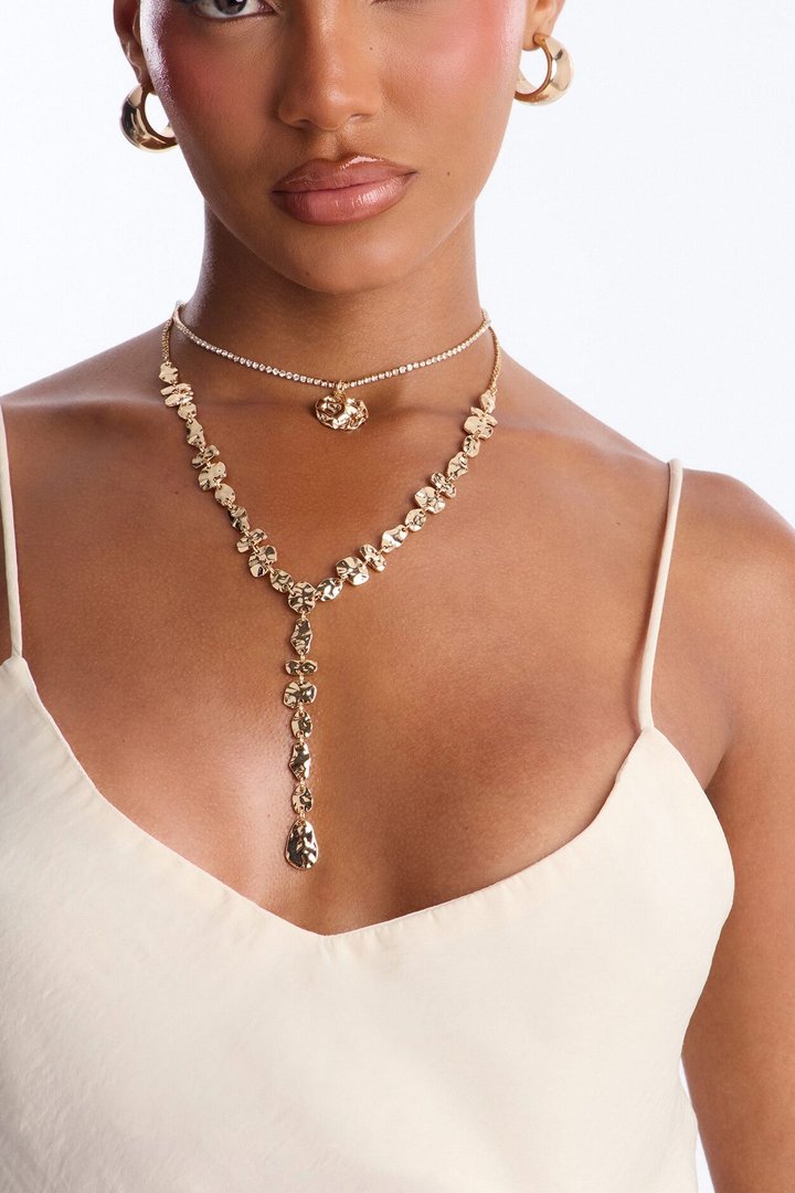 Caribbean Oasis Layered Necklace - Gold