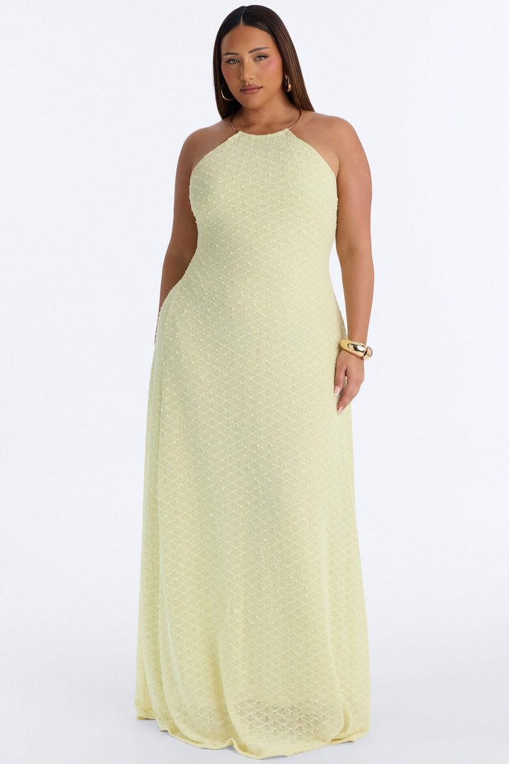 Caribbean Shores Maxi Dress - Yellow