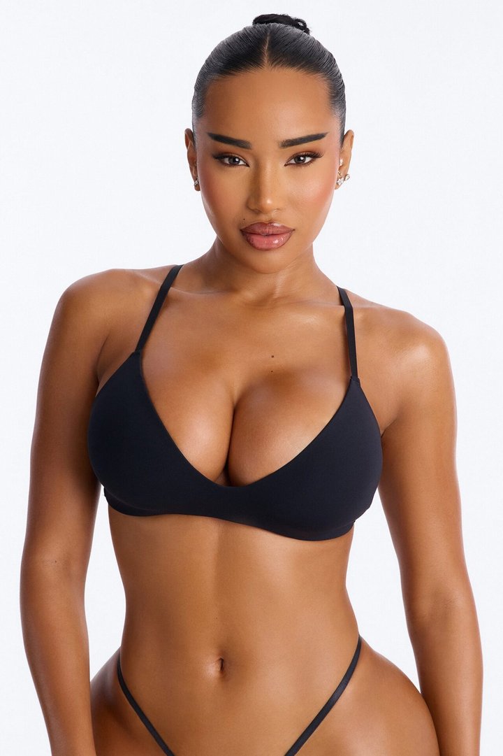 Let Me Live Wireless Bra - Black