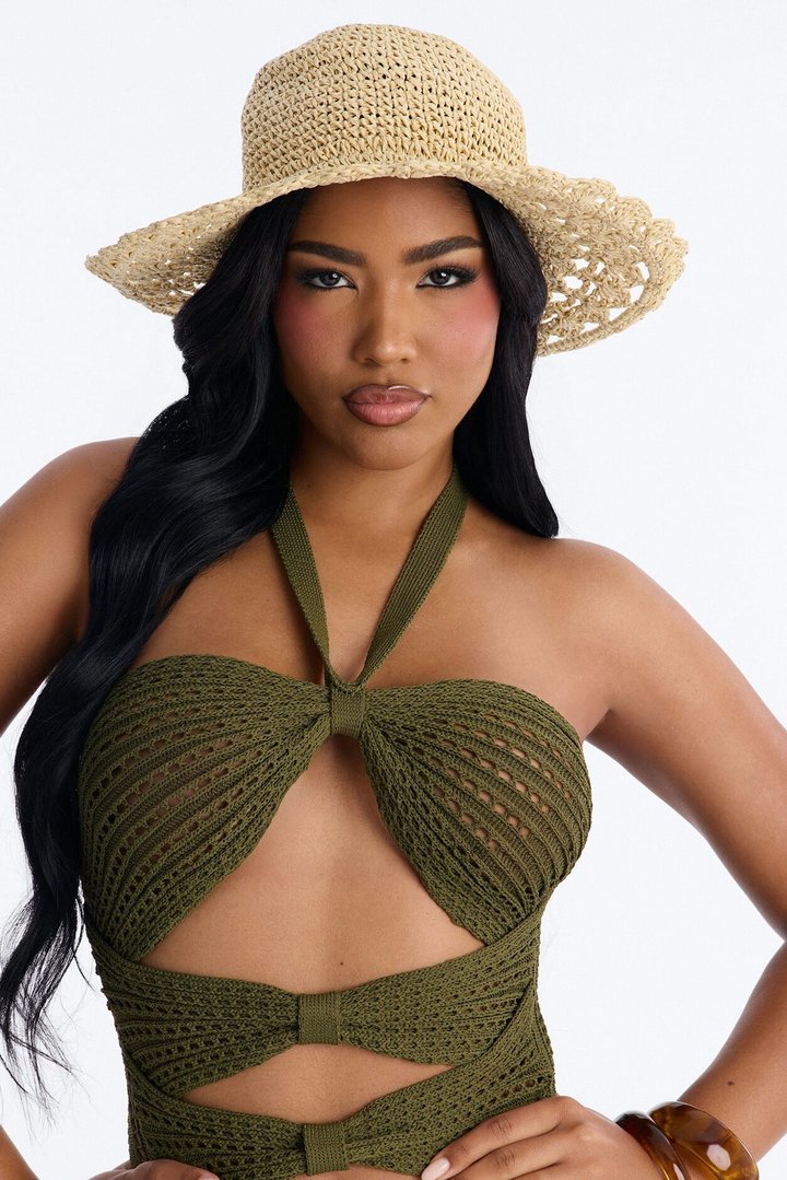 Good Girls Straw Sun Hat - Natural