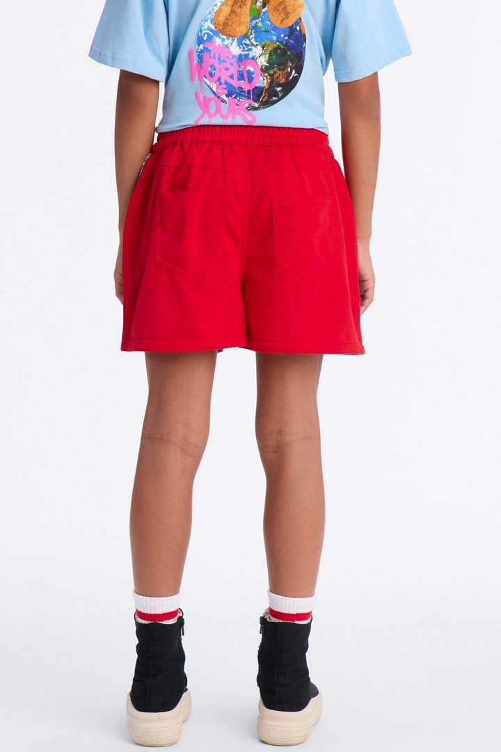 Mini See Me Shine Denim Shorts - Blue/combo