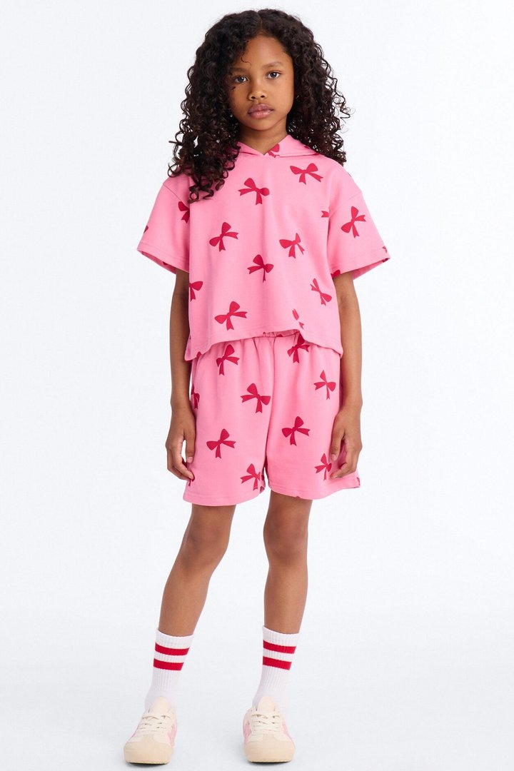 Mini Fly Away With Me Short Set - Pink