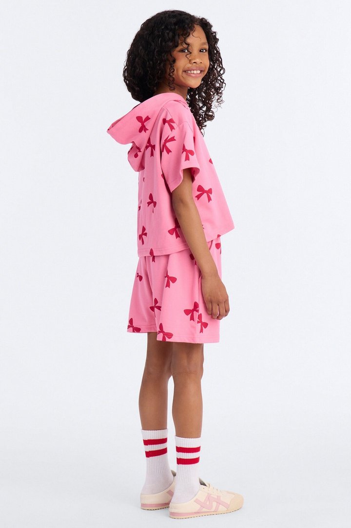 Mini Fly Away With Me Short Set - Pink