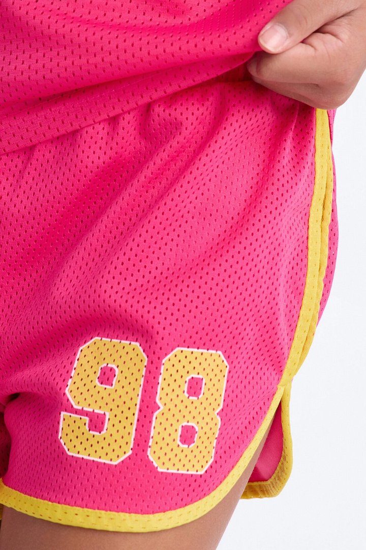 Mini Team New York 98 Short Set - Pink/combo