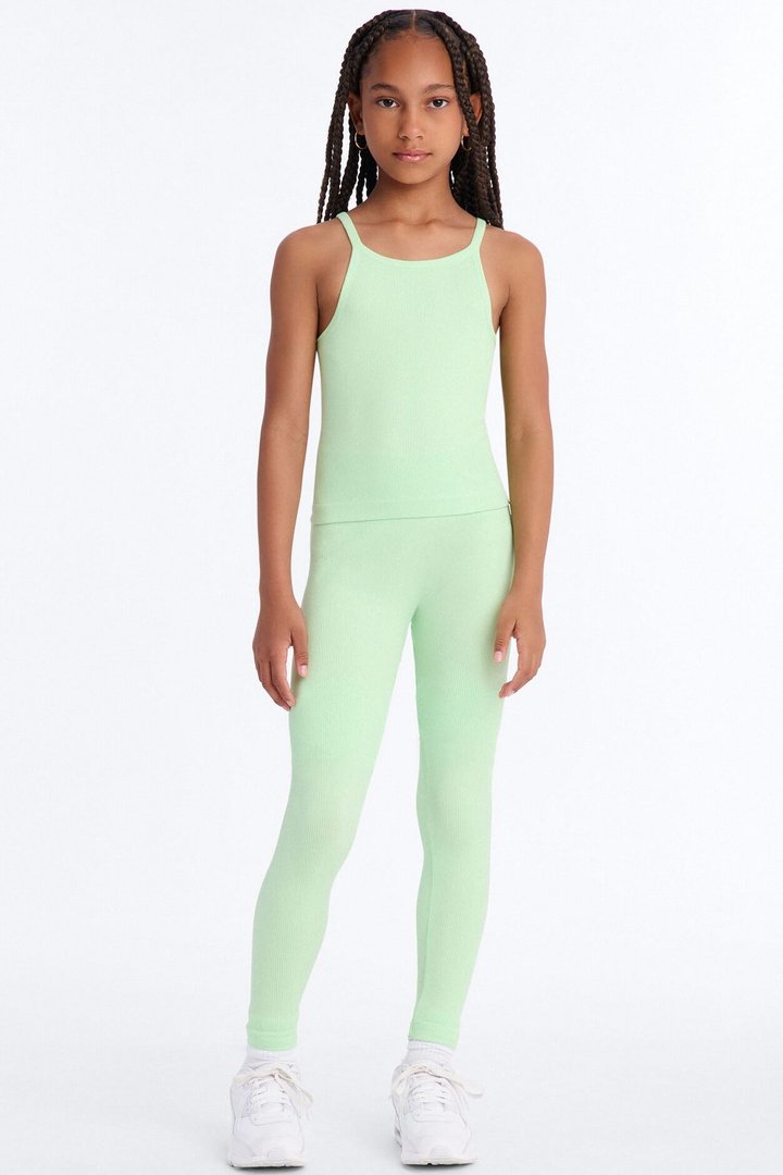 Mini Empowered Performance Seamless Legging Set - Sage