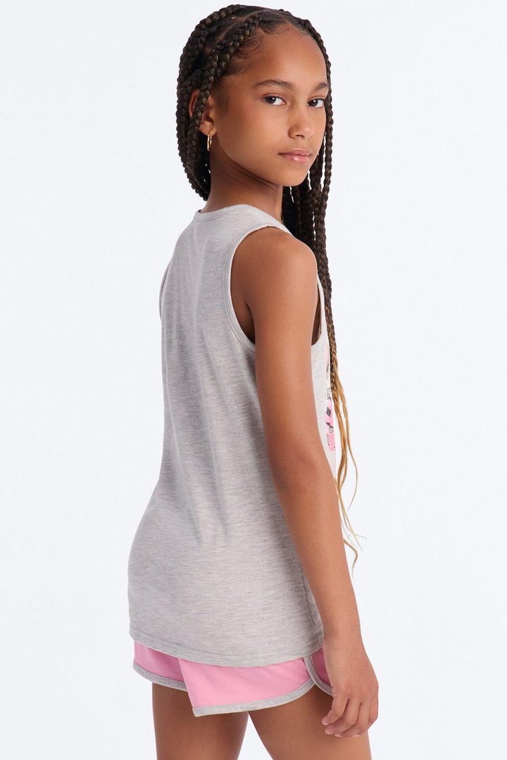 Mini Pretty Gang Short Set - Heather/Combo