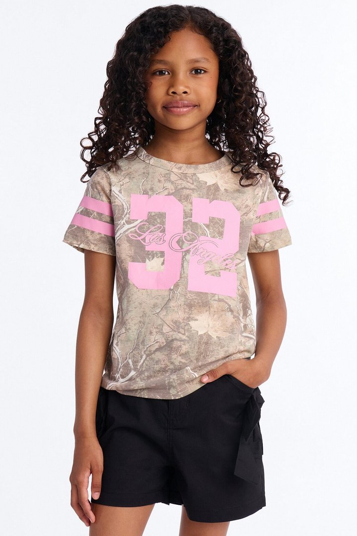 Mini Dara Camo Short Sleeve Jersey - Camouflage