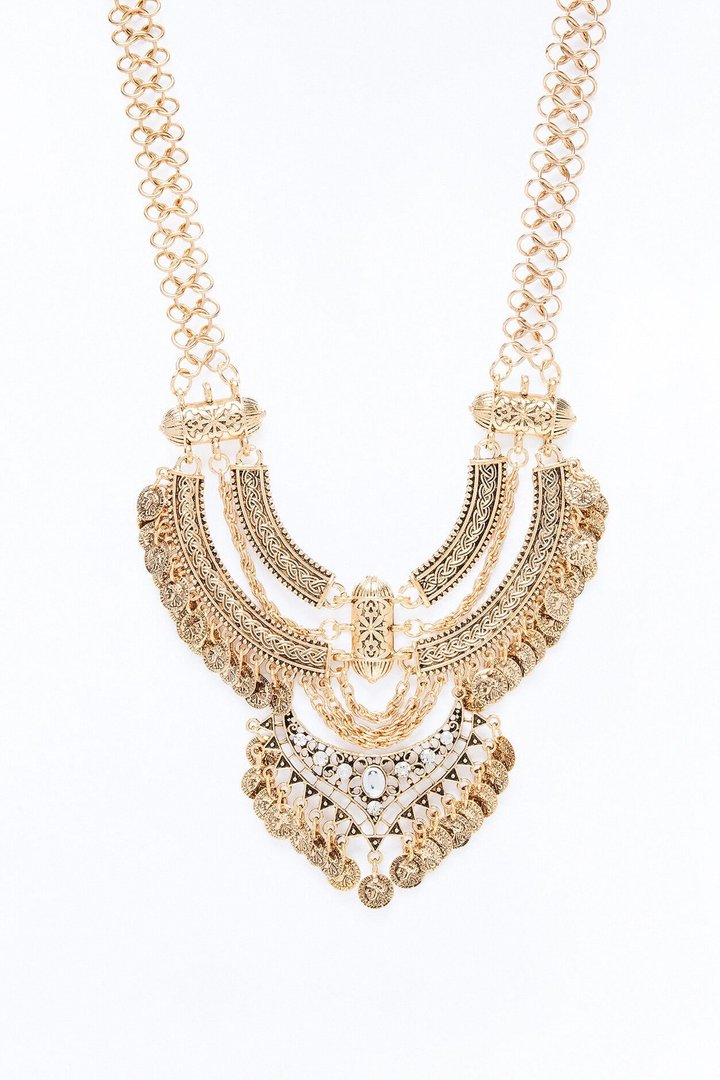 Tabatha Tribe Necklace - Gold